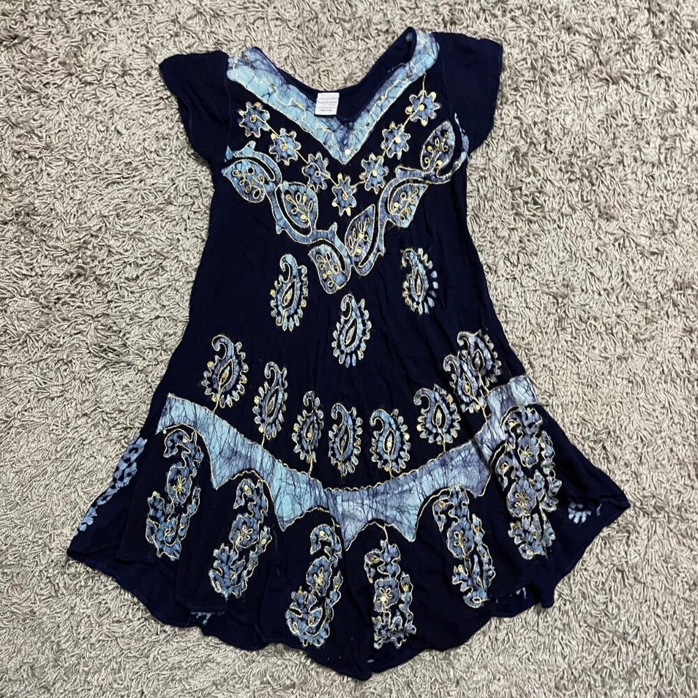 Mystical Whimsy Fairy Hippie Free Size Dress